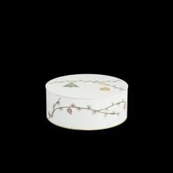 Kähler Hammershøi Christmas Opbevaringsdåse hvid m. deko