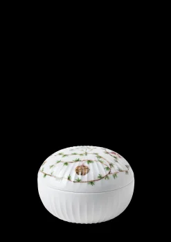 Kähler Hammershøi Christmas Bonbonniere Ø12 cm hvid m. deko