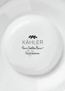 Kähler Hammershøi Christmas Bloklysestage Ø13 cm hvid m deko