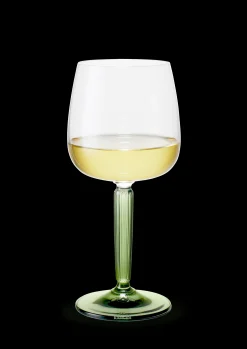 Kähler Hammershøi Hvidvinsglas 35 cl grøn 2 stk. | Køb her
