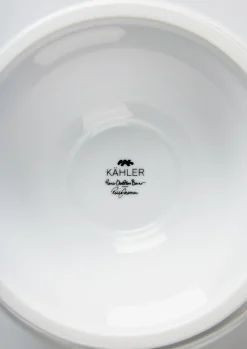 Kähler Hammershøi Poppy Kagefad hvid m. deko | Køb her