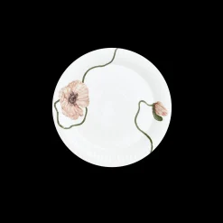 Kähler Hammershøi Poppy Tallerken hvid m. deko | Køb her