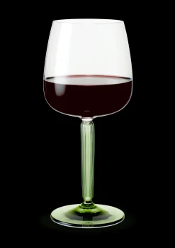 Kähler Hammershøi Rødvinsglas 49 cl grøn 2 stk. | Køb her