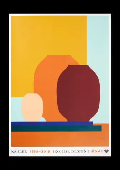 Kähler jubilæumsplakat 180 år i multi fra serien Kähler