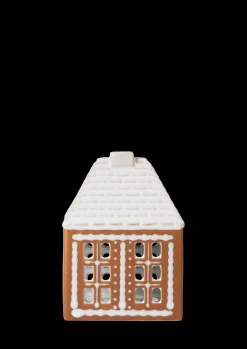 Kähler Lyshus lille i brun fra serien Gingerbread | Køb her