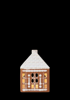 Kähler Lyshus lille i brun fra serien Gingerbread | Køb her