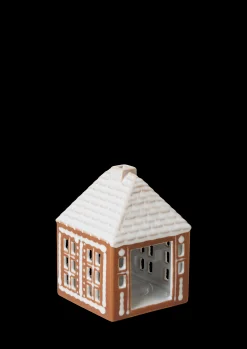 Kähler Lyshus lille i brun fra serien Gingerbread | Køb her