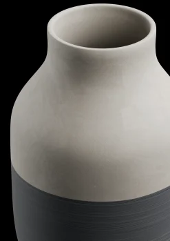 Kähler Omaggio Circulare Vase H31 cm antracitgrå | Køb nu