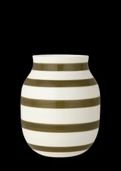 Kähler Omaggio Vase H20 cm olivengrøn | Køb på Rosendahl.com
