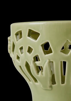 Kähler Orangery Fyrfadsstage Ø9.5 cm spring leaf | Køb her