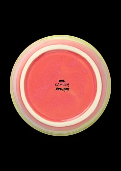 Kähler Poppery Skål Ø16 cm mint/apple green/pink