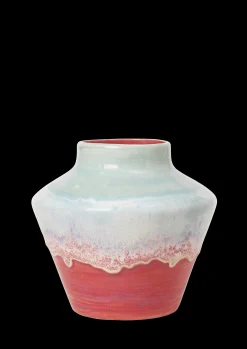 Kähler Poppery Vase H20.5 cm mint/pink | Køb hos os