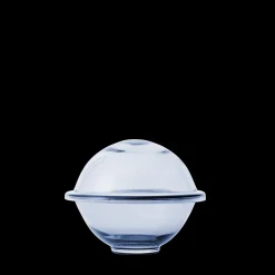 Lyngby Porcelæn Chapeau Bonbonniere midnight blue glas