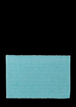 Lyngby Porcelæn Herringbone Dækkeserviet 43x30 cm turkis
