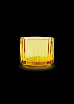 Lyngby Porcelæn Lyngby Fyrfadsstage Ø6.7 cm amber - Køb her