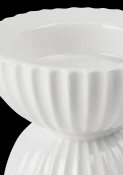 Lyngby Porcelæn Lyngby Tura Bloklysestage hvid | Køb her