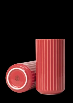 Lyngby Porcelæn Lyngby Vase H15.5 cm rød porcelæn | Køb nu