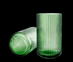 Lyngby Porcelæn Lyngby Vase copenhagen green mundblæst glas