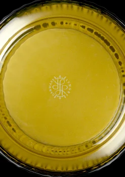 Lyngby Porcelæn Lyngby Vase H25 olivengrøn mundblæst glas