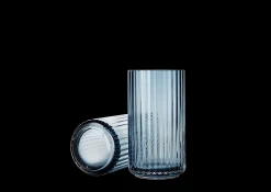 Lyngby Porcelæn Lyngby Vase midnight blue mundblæst glas