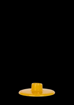 Lyngby Porcelæn Rhombe Color Kronelysestage H3 gul | Køb her