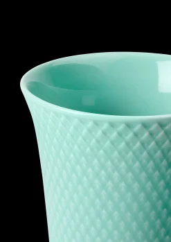 Lyngby Porcelæn Rhombe Color Vase aqua porcelæn | Køb her