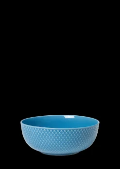 Lyngby Porcelæn Rhombe Color Skål Ø15.5 cm blå | Køb her