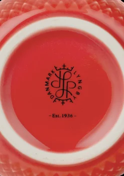Lyngby Porcelæn Rhombe Color Krus 33 cl koral | Køb her