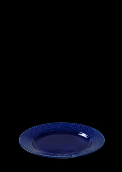 Lyngby Porcelæn Rhombe Color Frokosttallerken mørk blå