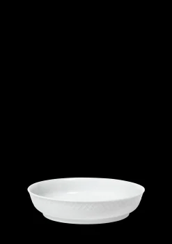 Lyngby Porcelæn Rhombe Desserttallerken Ø16 cm hvid | Køb nu