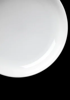 Lyngby Porcelæn Rhombe Desserttallerken Ø16 cm hvid | Køb nu