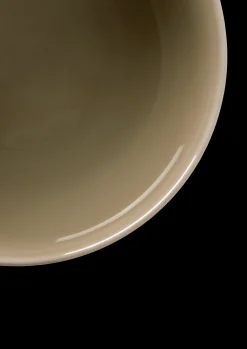 Lyngby Porcelæn Rhombe Earth Serveringsskål Ø17.5 cm clay