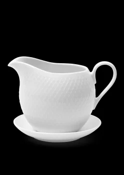 Lyngby Porcelæn Rhombe Saucekande 67 cl hvid | Køb her