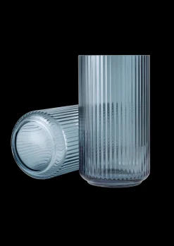 Lyngby Porcelæn Vase H31 cm i blå fra serien Lyngby