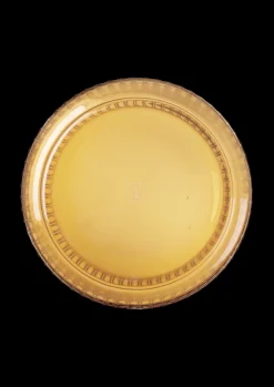 Lyngby Porcelæn Vase H38 cm i gul fra serien Lyngby