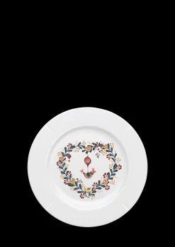 Rosendahl GC Cottage Tallerken Ø19.5 cm hvid m. deko