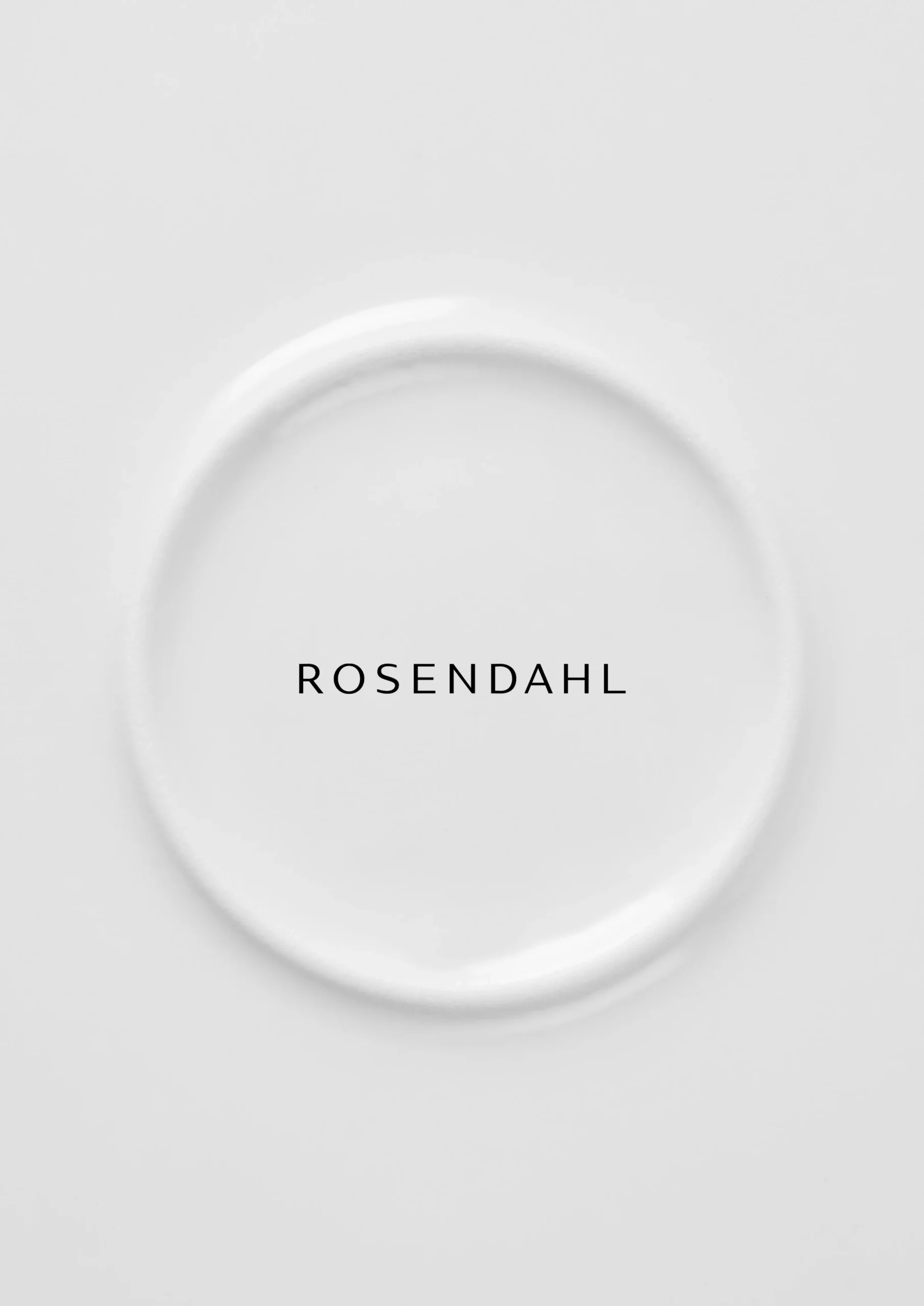 Rosendahl GC Cottage Tallerken Ø19.5 cm hvid m. deko