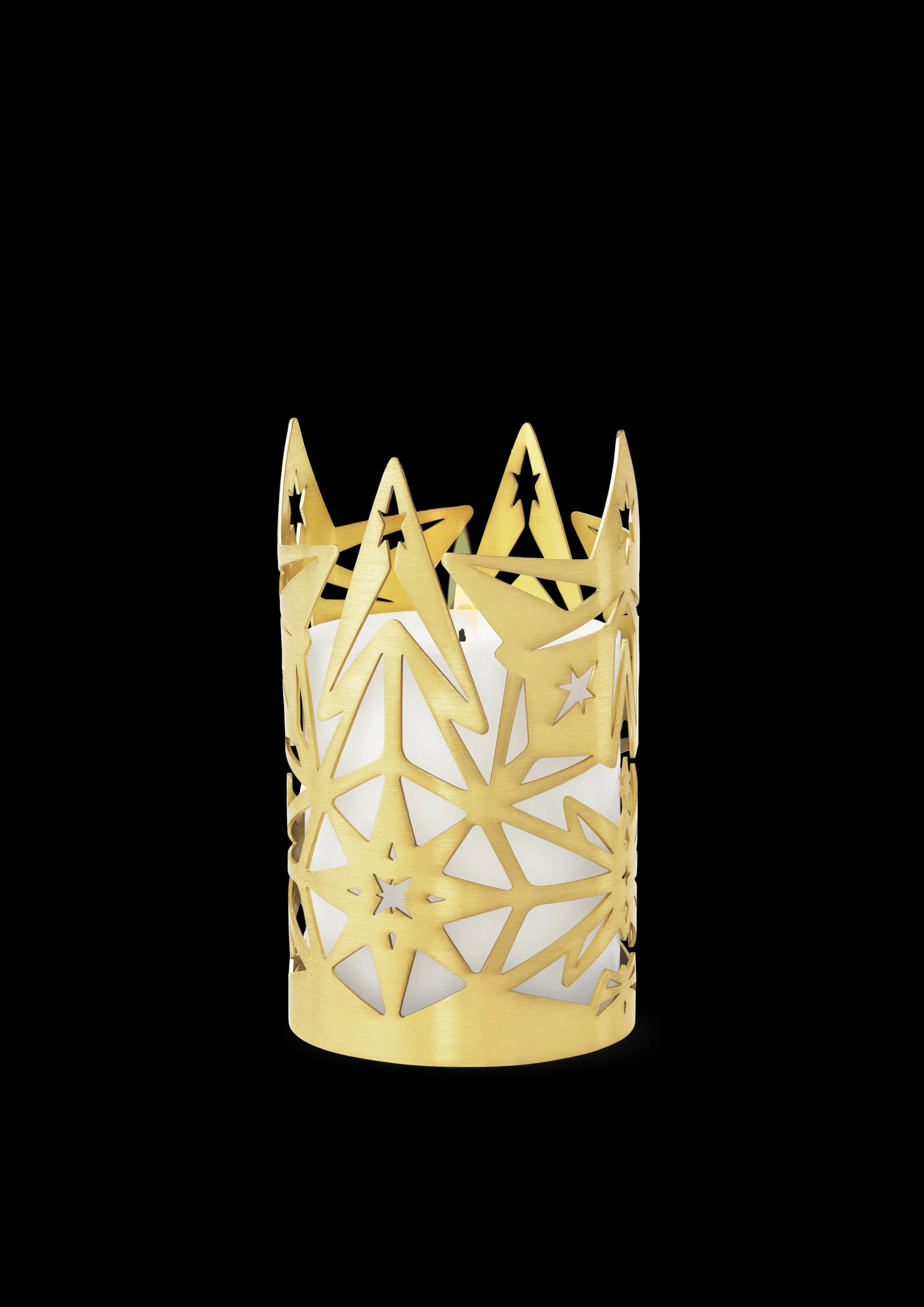 Rosendahl Lysestage Ø8 cm i guld fra serien Karen Blixen