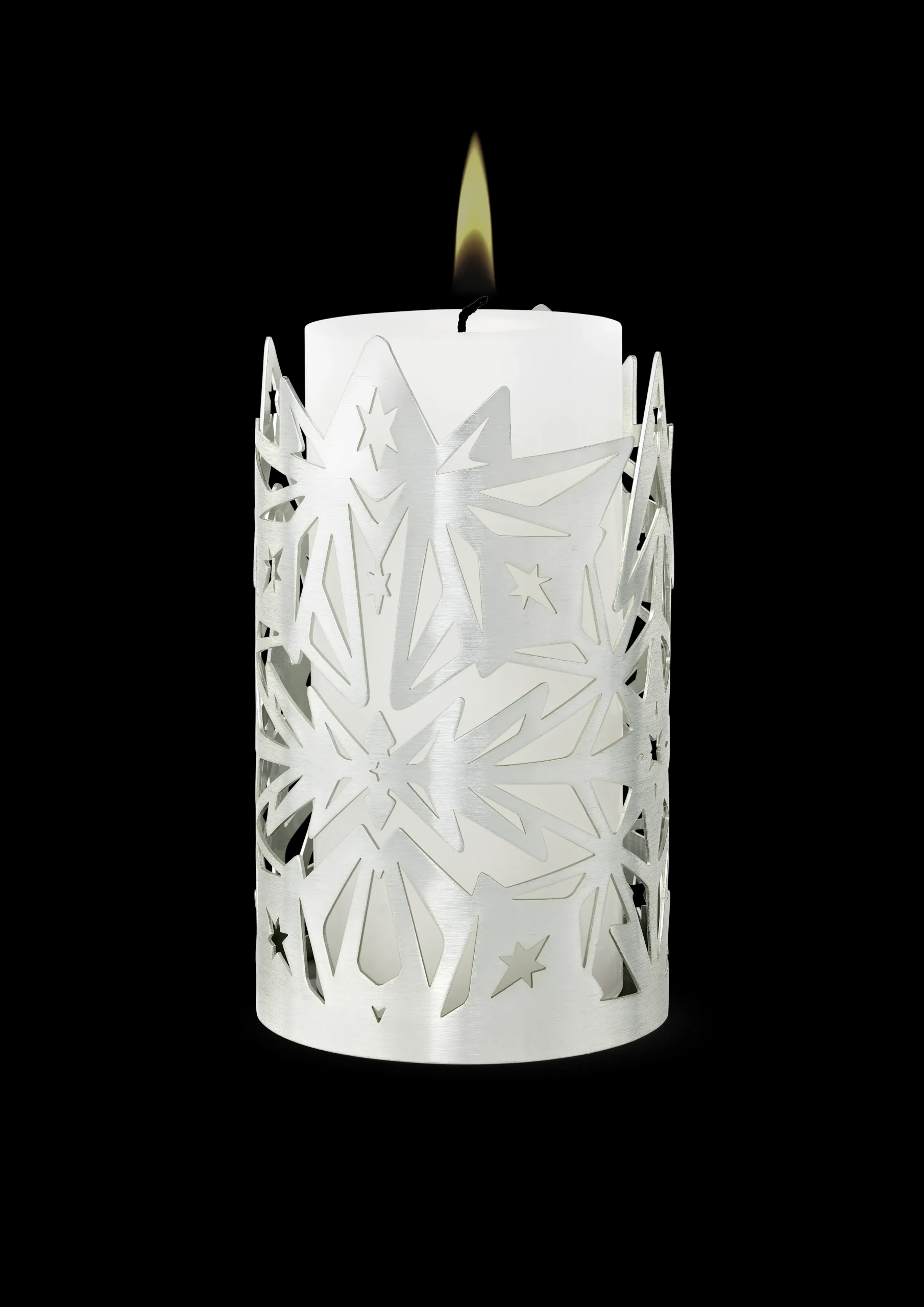 Rosendahl Lysestage Ø9.5 cm i sølv fra serien Karen Blixen