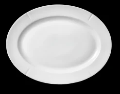Rosendahl Oval tallerken 30x23 cm 4 stk. i hvid | Køb her